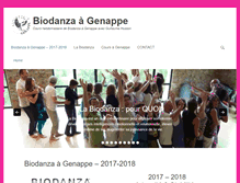 Tablet Screenshot of biodanza-genappe.be